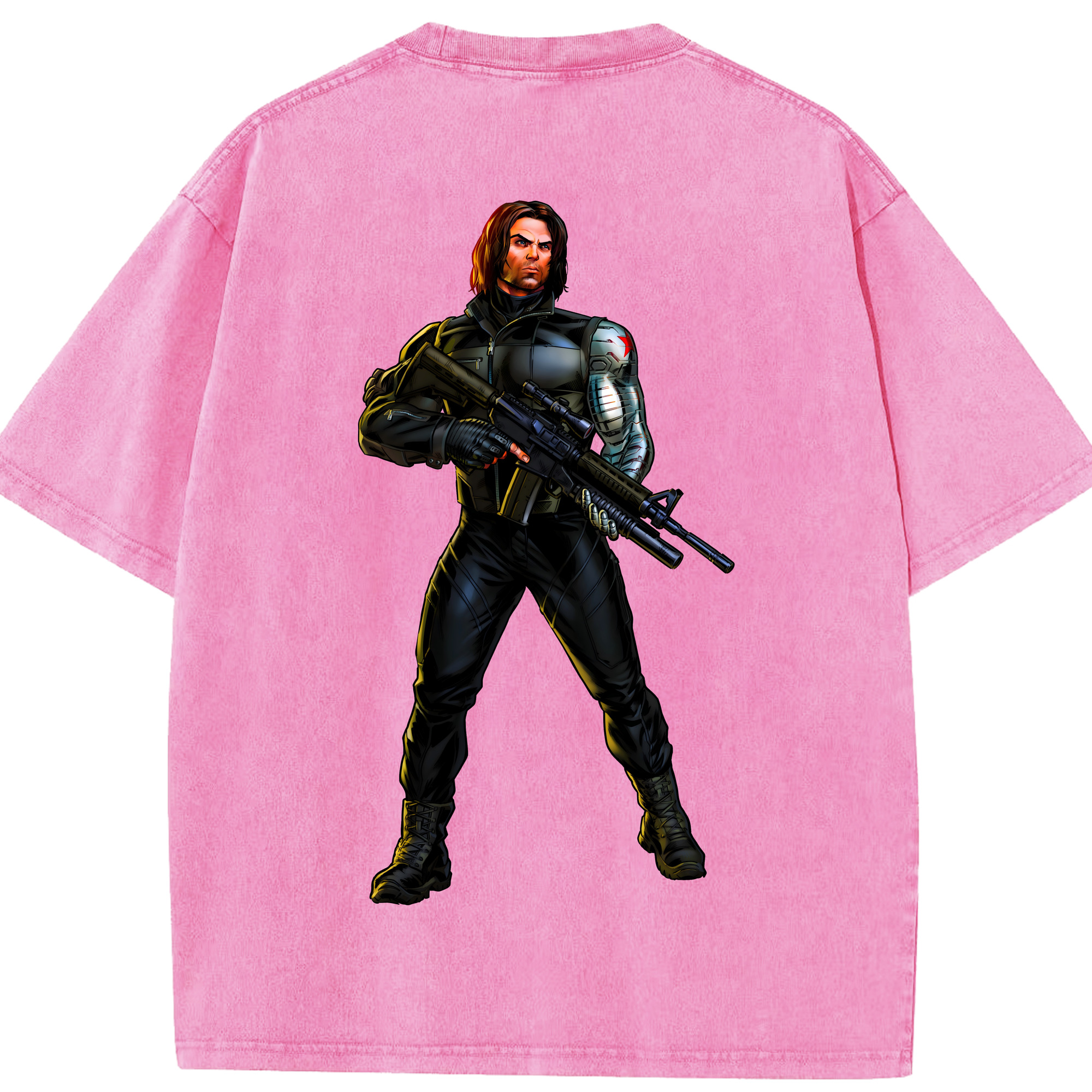 （画像用） アベンジャーズ The Avengers 綿100% ヴィンテージ風 半袖Tシャツ（背面プリント）